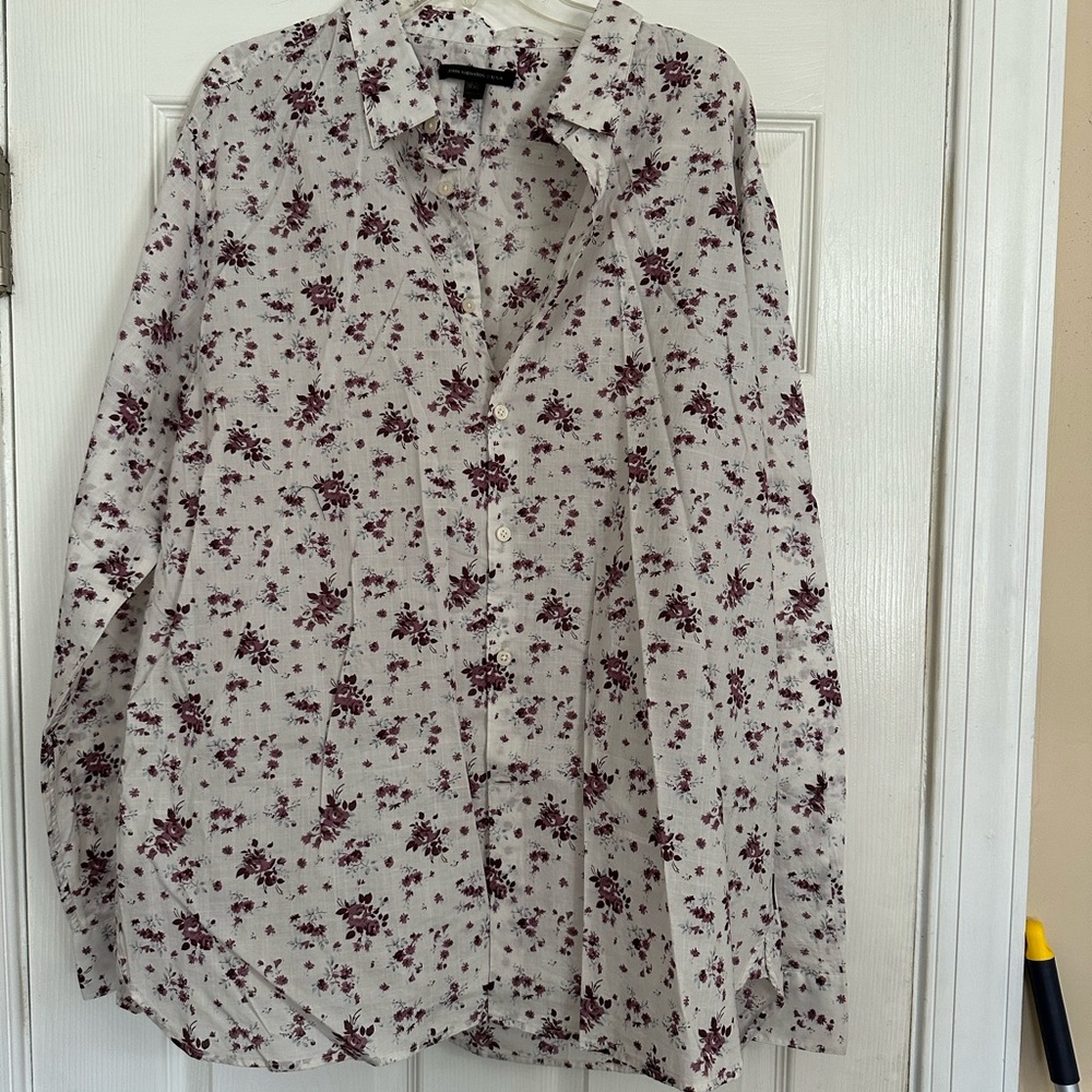 John Varvatos USA womens long sleeve blouse size XXL